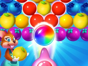 Fruit Bubble Match Puzzle