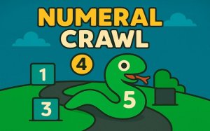 Numeral Crawl: Snake Numbers Puzzle Game