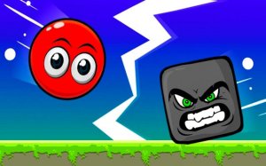 Red Ball Rolling - Bouncing Ball Adventure Game