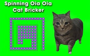 Spinning Oia Oia Cat Bricker - Arcade Brick Breaker Puzzle Game