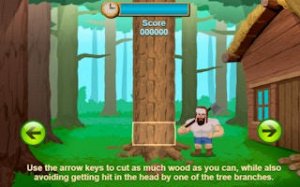 Timber Chopping Arcade Game
