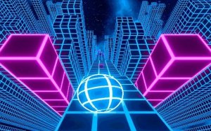 Neon Track Dash 3D